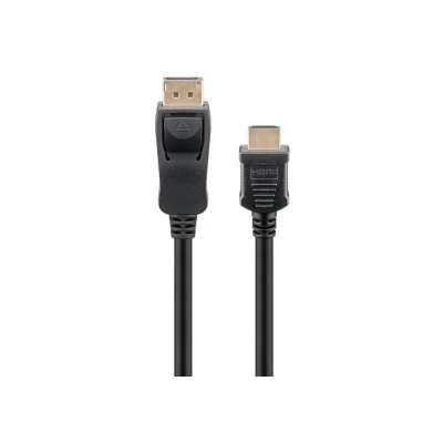 Καλώδιο Goobay DisplayPort σε HDMI 64838, 4K/30Hz, 5m, μαύρο Καλώδιο Goobay DisplayPort σε HDMI 64838, 4K/30Hz, 5m, μαύρο