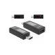 DELOCK αντάπτορας USB 65569 με οθόνη ένδειξης V/A, έως 5V/4A, μαύρος