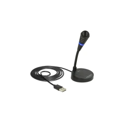 DELOCK USB μικρόφωνο 65868 με βάση και mute button