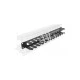 DELOCK cable management 66550 για rack 19"/1U με 2 πλαϊνά ανοίγματα σε μαύρο χρώμα