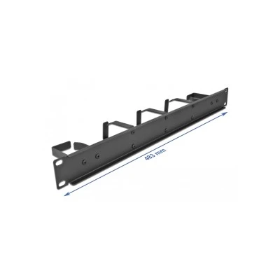 DELOCK cable management 66848 για rack 19"/1U με 5 γάντζους για την καλύτερη οργάνωση των καλωδίων