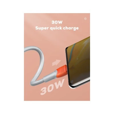 LDNIO καλώδιο Lightning σε USB LS601, 30W, 1m, γκρι