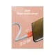 LDNIO καλώδιο Lightning σε USB LS601, 30W, 1m, γκρι