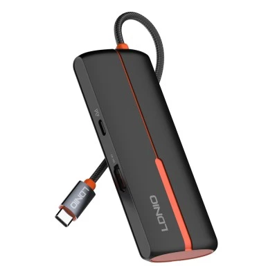 LDNIO docking station DS-25H, 5 θυρών, USB-C σύνδεση, 4K, 100W PD, μαύρο LDNIO docking station DS-25H, 5 θυρών, USB-C σύνδεση, 4K, 100W PD, μαύρο