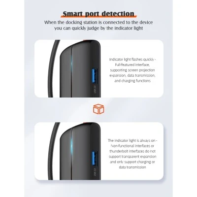 LDNIO docking station DS-25H, 5 θυρών, USB-C σύνδεση, 4K, 100W PD, μαύρο LDNIO docking station DS-25H, 5 θυρών, USB-C σύνδεση, 4K, 100W PD, μαύρο