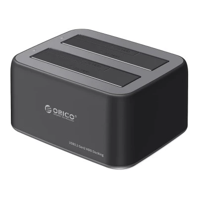ORICO docking station για 2.5" ή 3.5" SATA HDD/SSD 6829C3-V1, 2 θέσεων, 5Gbps, μαύρο