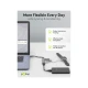 GOOBAY USB hub 74459, 4x θυρών, USB 3.2, 5Gbps, USB-C σύνδεση, γκρι
