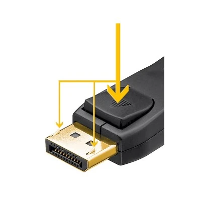 Καλώδιο Goobay DisplayPort 74744, 8K/120Hz, 40 Gbps, 2m, μαύρο