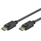 Καλώδιο Goobay DisplayPort 74759, VESA Certified, 16K/60Hz, 80 Gbps, 1m, μαύρο