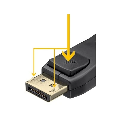 Καλώδιο Goobay DisplayPort 74759, VESA Certified, 16K/60Hz, 80 Gbps, 1m, μαύρο