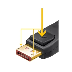 Καλώδιο Goobay DisplayPort 74761, 16K/60Hz, 80 Gbps, 2m, μαύρο