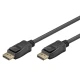 Καλώδιο Goobay DisplayPort 74777, VESA Certified, 8K/60Hz, 32.4 Gbps, 1m, μαύρο
