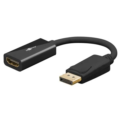 Αντάπτορας GOOBAY DisplayPort σε HDMI 75270, 8K/60Hz, 0.1m, μαύρος Αντάπτορας GOOBAY DisplayPort σε HDMI 75270, 8K/60Hz, 0.1m, μαύρος