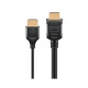 Καλώδιο GOOBAY HDMI 75297 με Ethernet, slim, 8K/60Hz, 48 Gbps, 0.5m, μαύρο
