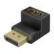 Αντάπτορας GOOBAY DisplayPort 77129, 8K/144Hz, γωνιακός, μαύρος