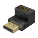 Αντάπτορας GOOBAY DisplayPort 77130, 8K/144Hz, γωνιακός, μαύρος Αντάπτορας GOOBAY DisplayPort 77130, 8K/144Hz, γωνιακός, μαύρος