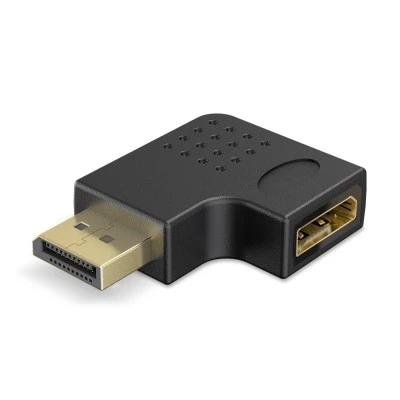 Αντάπτορας GOOBAY DisplayPort 77131, 8K/144Hz, γωνιακός, μαύρος