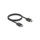 Καλώδιο DELOCK DisplayPort 2.1 80492, 8K/60Hz 4K/120Hz 40 Gbps 1m, μαύρο Καλώδιο DELOCK DisplayPort 2.1 80492, 8K/60Hz 4K/120Hz 40 Gbps 1m, μαύρο