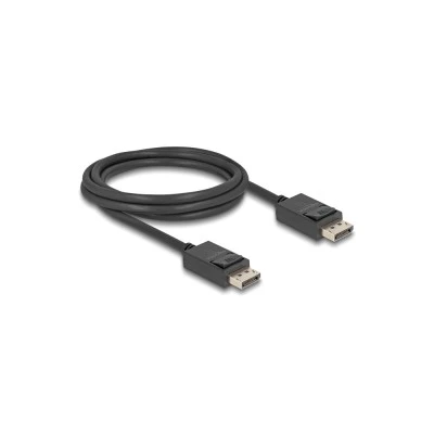 Καλώδιο DELOCK DisplayPort 2.1 80493 8K/60Hz 4K/120Hz 40 Gbps, 2m, μαύρο