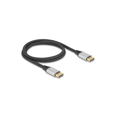 Καλώδιο DELOCK DisplayPort 2.1 80633, 16K/60Hz, 40 Gbps, 1m, μαύρο Καλώδιο DELOCK DisplayPort 2.1 80633, 16K/60Hz, 40 Gbps, 1m, μαύρο