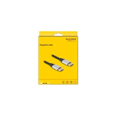 Καλώδιο DELOCK DisplayPort 2.1 80633, 16K/60Hz, 40 Gbps, 1m, μαύρο Καλώδιο DELOCK DisplayPort 2.1 80633, 16K/60Hz, 40 Gbps, 1m, μαύρο