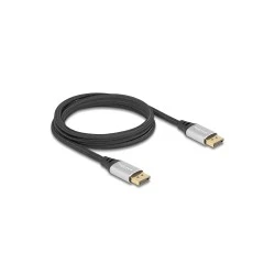 Καλώδιο DELOCK DisplayPort 2.1 80634, 16K/60Hz, 40 Gbps, 2m, μαύρο