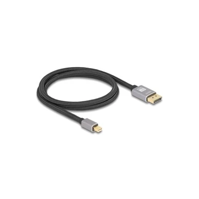 Καλώδιο DELOCK mini DisplayPort σε DisplayPort 81091, 8K/60Hz, 32.4 Gbps, 1m, μαύρο