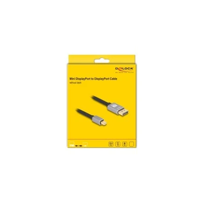 Καλώδιο DELOCK mini DisplayPort σε DisplayPort 81091, 8K/60Hz, 32.4 Gbps, 1m, μαύρο