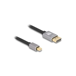 Καλώδιο DELOCK mini DisplayPort σε DisplayPort 81091, 8K/60Hz, 32.4 Gbps, 1m, μαύρο Καλώδιο DELOCK mini DisplayPort σε DisplayPort 81091, 8K/60Hz, 32.4 Gbps, 1m, μαύρο