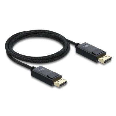 Καλώδιο DELOCK DisplayPort 2.1 81672, 16K/60Hz, 80 Gbps, 2m, μαύρο Καλώδιο DELOCK DisplayPort 2.1 81672, 16K/60Hz, 80 Gbps, 2m, μαύρο