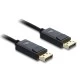 Καλώδιο DELOCK DisplayPort 2.1 81672, 16K/60Hz, 80 Gbps, 2m, μαύρο Καλώδιο DELOCK DisplayPort 2.1 81672, 16K/60Hz, 80 Gbps, 2m, μαύρο