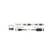 DELOCK καλώδιο USB 2.0 αρσενικό σε θηλυκό 82446, active, 10m, μαύρο