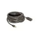 DELOCK καλώδιο USB 2.0 αρσενικό σε θηλυκό 82689, active, 15m, μαύρο