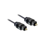 Καλώδιο ήχου Toslink DELOCK 82879, gold plated, 2.2mm, 1m, μαύρο
