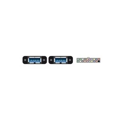 DELOCK καλώδιο USB 3.0 19 pin header (F) σε 2x USB 3.0 (F) 85244, 80cm