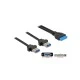 DELOCK καλώδιο USB 3.0 19 pin header (F) σε 2x USB 3.0 (F) 85244, 80cm