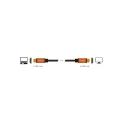 Καλώδιο DELOCK HDMI 85727, 8K/60Hz, 48 Gbps, eARC, HDR, 1m, μαύρο