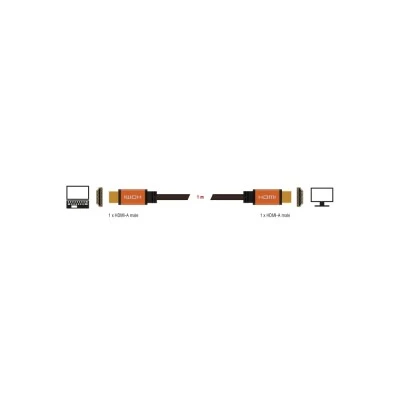Καλώδιο DELOCK HDMI 85727, 8K/60Hz, 48 Gbps, eARC, HDR, 1m, μαύρο