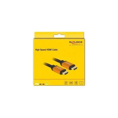 Καλώδιο DELOCK HDMI 85727, 8K/60Hz, 48 Gbps, eARC, HDR, 1m, μαύρο