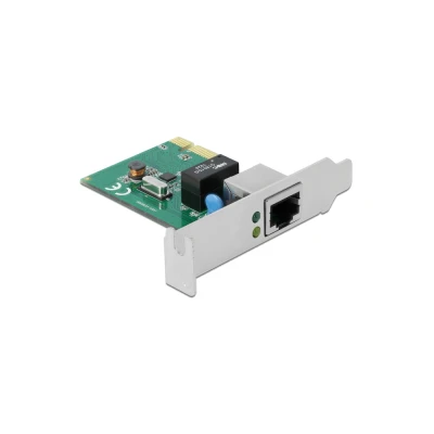 DELOCK κάρτα επέκτασης PCI Express σε RJ45 90381, 1000Mbps, low profile
