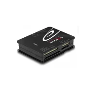 DELOCK card reader 91007 για Micro SD/SD/CF/MS/xD/M2, μαύρο
