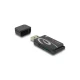 DELOCK card reader 91602 για SD & micro SD, USB, 480Mbps, μαύρο