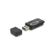 DELOCK card reader 91602 για SD & micro SD, USB, 480Mbps, μαύρο
