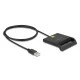 DELOCK card reader 91724 για smart card, USB σύνδεση, 480Mbps, μαύρο DELOCK card reader 91724 για smart card, USB σύνδεση, 480Mbps, μαύρο