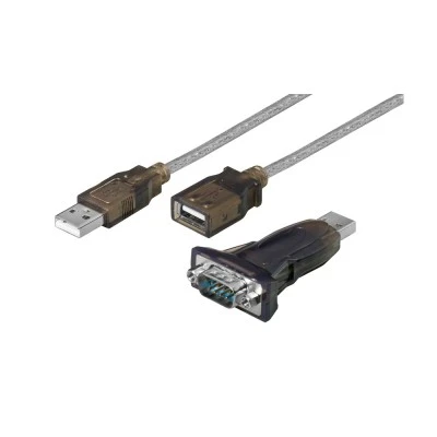GOOBAY αντάπτορας USB σε RS-232 93128 με καλώδιο USB, 1.5m, διάφανο GOOBAY αντάπτορας USB σε RS-232 93128 με καλώδιο USB, 1.5m, διάφανο