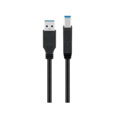 GOOBAY καλώδιο USB 3.0 SuperSpeed σε USB Type B 93654, 3m, μαύρο GOOBAY καλώδιο USB 3.0 SuperSpeed σε USB Type B 93654, 3m, μαύρο