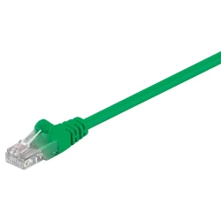 Καλώδιο GΟOBAY UTP Cat 5e 95558, CCA, 27AWG, PVC, 1.5m σε πράσινο χρώμα