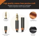 Καλώδιο προέκτασης ήχου 3.5mm CABLETIME CT-AV311-P11FG, gold plated, 1.5m, μαύρο
