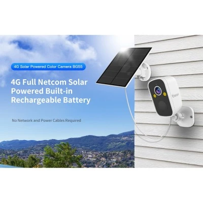 Smart ηλιακή κάμερα VSTARCAM BG55 με ανάλυση 3MP, 4G, υποστήριξη SD, μπαταρία 5000mAh και στεγανότητα IP66