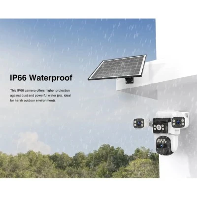 Smart ηλιακή κάμερα VSTARCAM BG621SR με triple lens, ανάλυση 2MP, 4G, περιστροφή PTZ, υποστήριξη SD και στεγανότητα IP66 Smart ηλιακή κάμερα VSTARCAM BG621SR με triple lens, ανάλυση 2MP, 4G, περιστροφή PTZ, υποστήριξη SD και στεγανότητα IP66